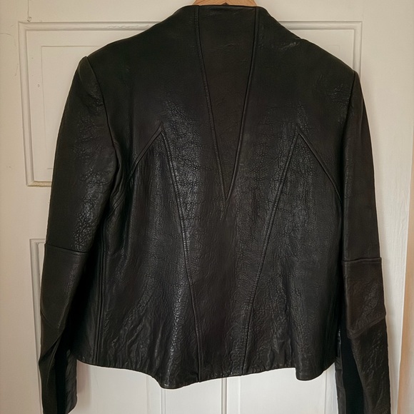 Helmut Lang Black Leather Jacket - Picture 5 of 6
